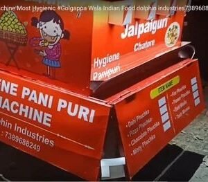 60 L SS Bike Model Automatic Pani Puri Water Vending Machine