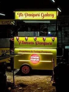 Trolley Pani Puri Vending Machine